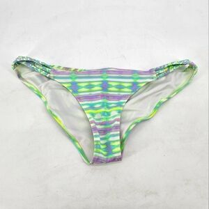 Victorias Secret Neon Y2K Bikini Bottom Womens Size Medium
